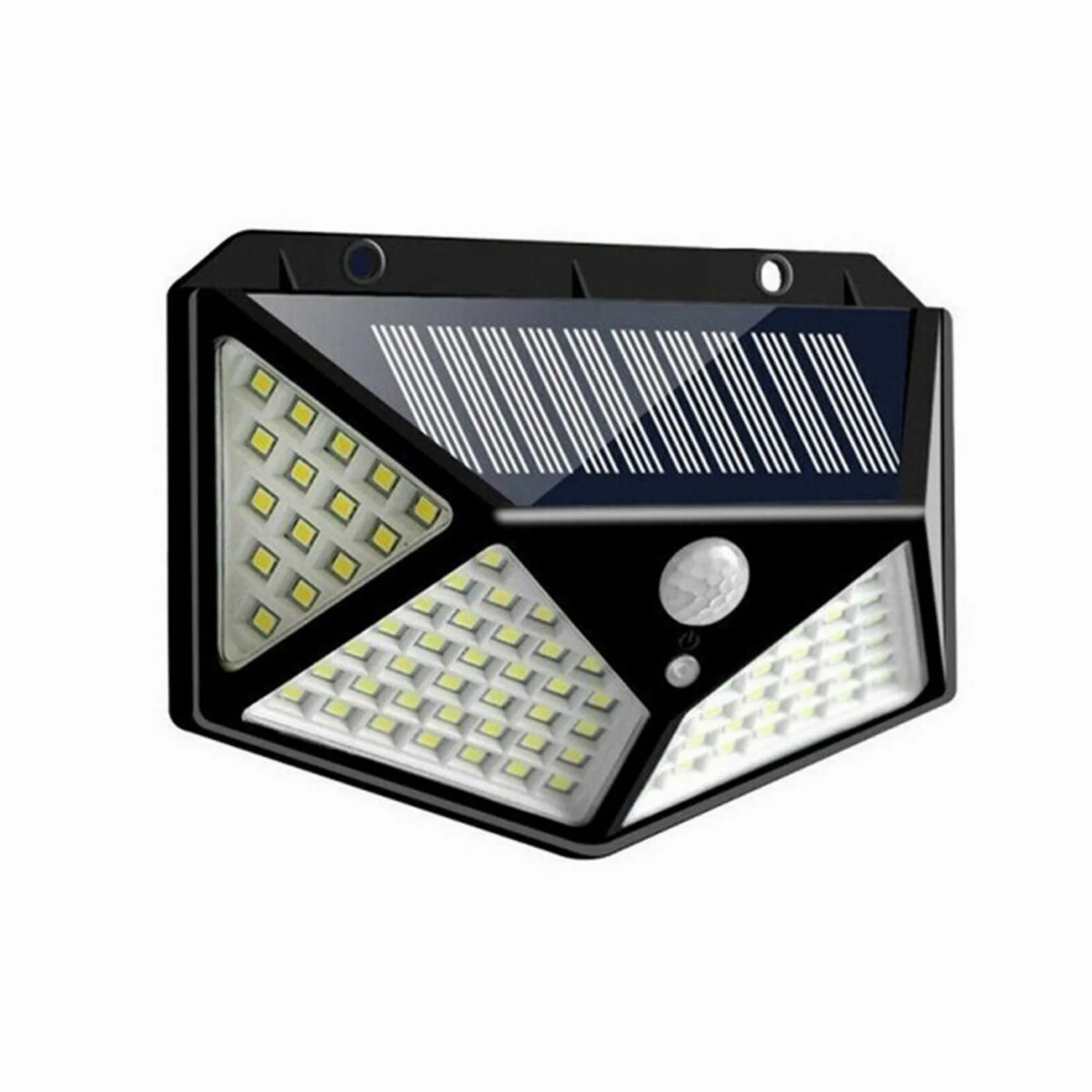 Lampa słoneczna LED 100 diody LED 3 tryby lampa na energię słoneczną z czujnikiem ruchu zewnętrzna lampa solarna wodoodporne lampy ogrodowe