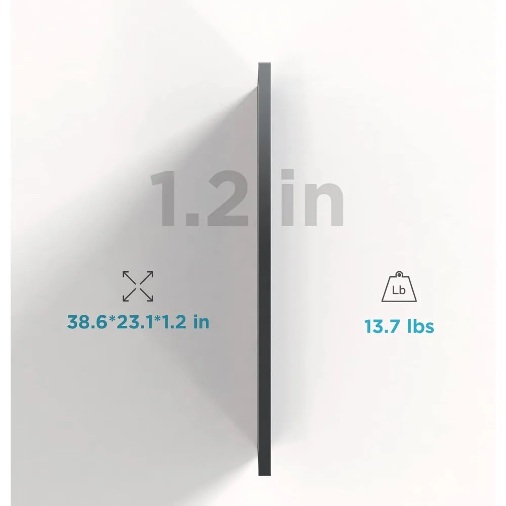 جودة عالية - قطعتان من الألواح الشمسية 100 وات 12 فولت، وحدات كهروضوئية أحادية البلورية عالية الكفاءة، مقاومة للماء IP68، مثالية لـ RV-NEW #5