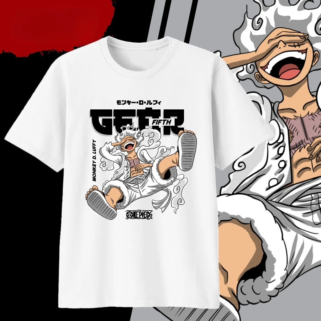 ONE PIECE T-shirt | Monkey D. LUFFY LUFFY | GEAR 5 FIFTH | Printed T-shirt Men's and Women's T-shirt Men's Sports T-shirt 2026