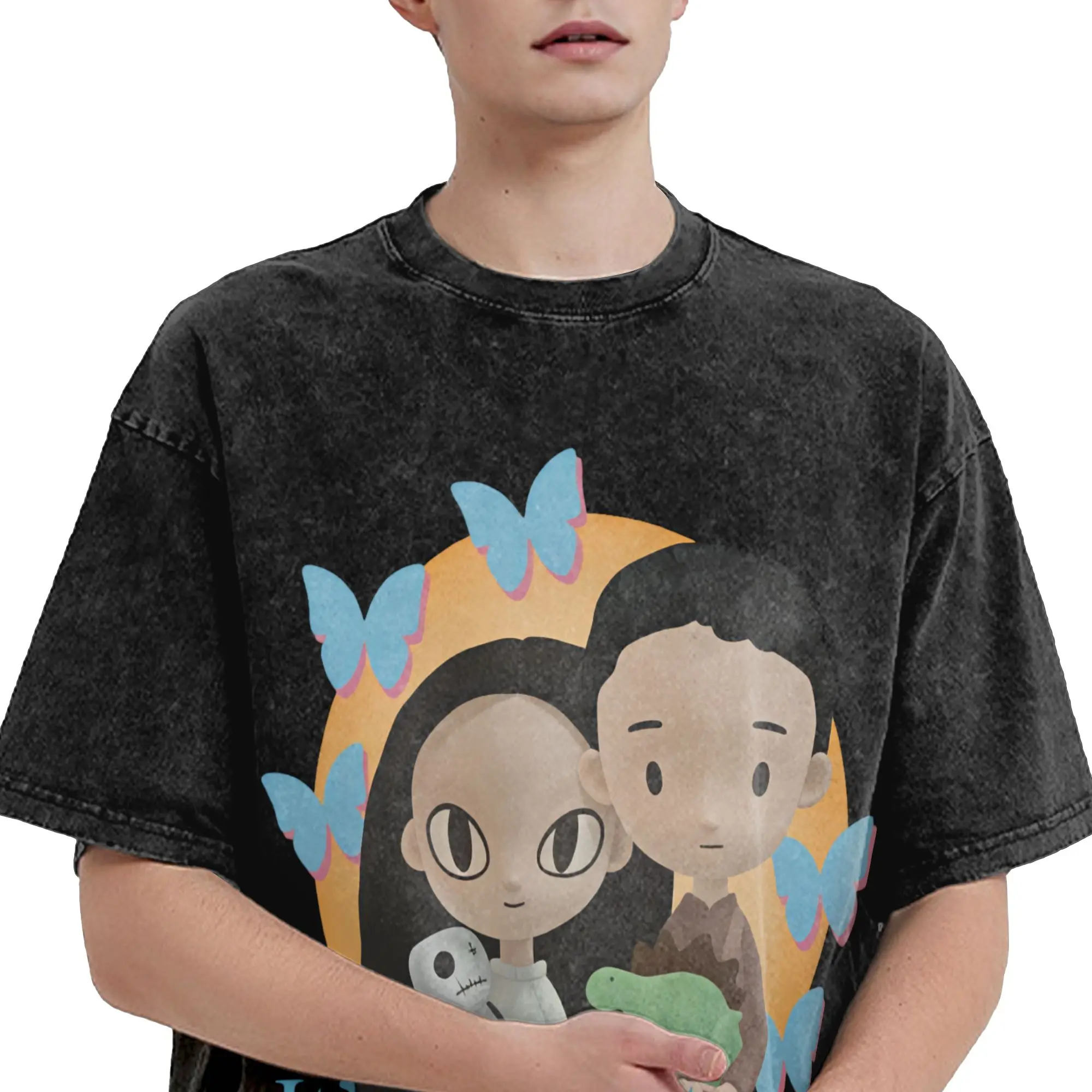 It’s Okay to Not be Okay Cartoon T-Shirt  Trending T-Shirts Short Sleeves Y2K Fun Tops Summer Casual O Neck Oversize Tees