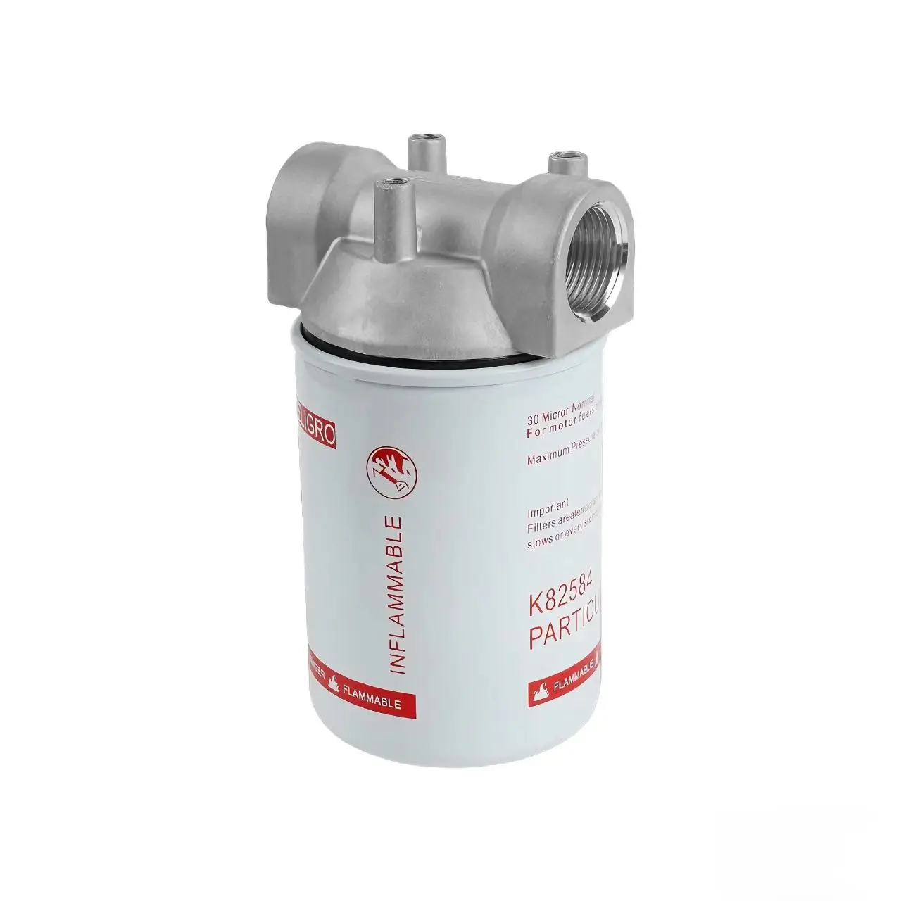 

High Flow Fuel Water Separator Filter K82584, 25GPM for Diesel Transfer Pump, 1 Inch NPT, 30 Micron Spin-On Cartridge