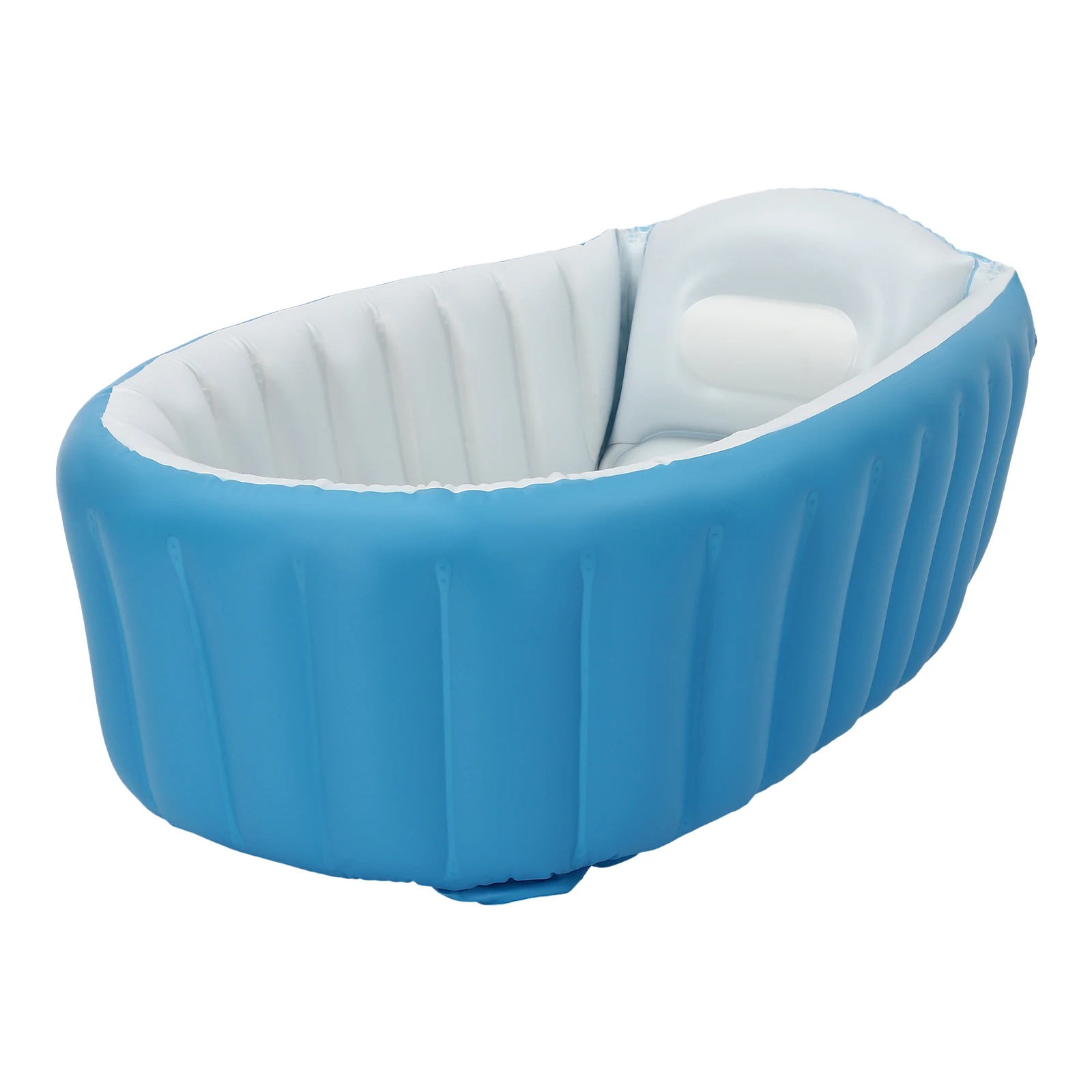 Bañera inflable para bebé, plegable, PVC, bomba de inflado y Kit de reparación