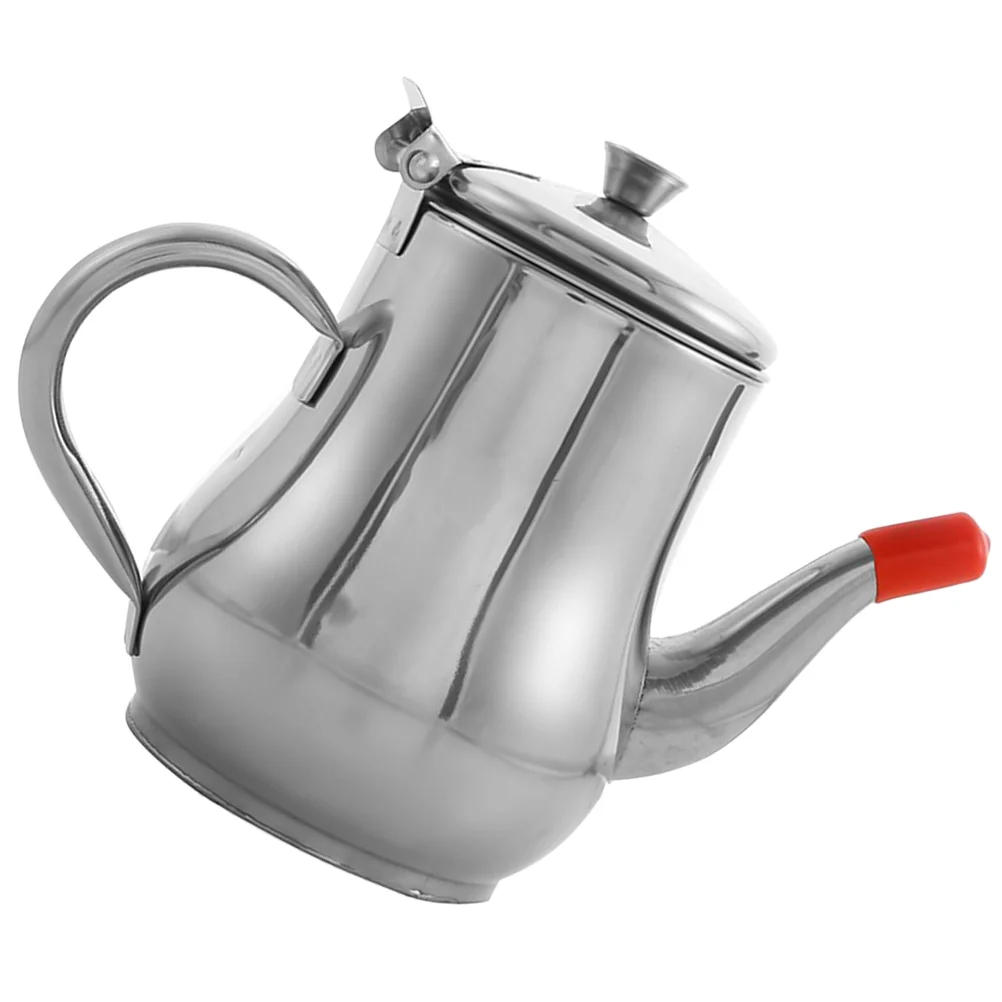 Stainless Steel Oil Pot Strainer Kitchen Canister Olive Container Catch Grease Holder Coffee