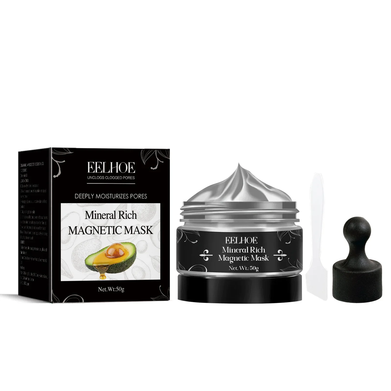 Sdottor-Máscara Eelhoe Mint Julep, Limpeza, Cravo, Acne, Dessalinização, Espinha, Refirmante, Poro, Controle de Óleo, Nova Máscara Facial C, 50g