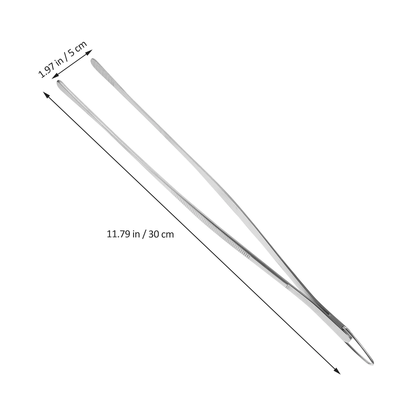 

Stainless Steel Tweezer Long Precision Food Tweezers For Cooking Kitchen Use Reusable Smooth Easy Clean Heat