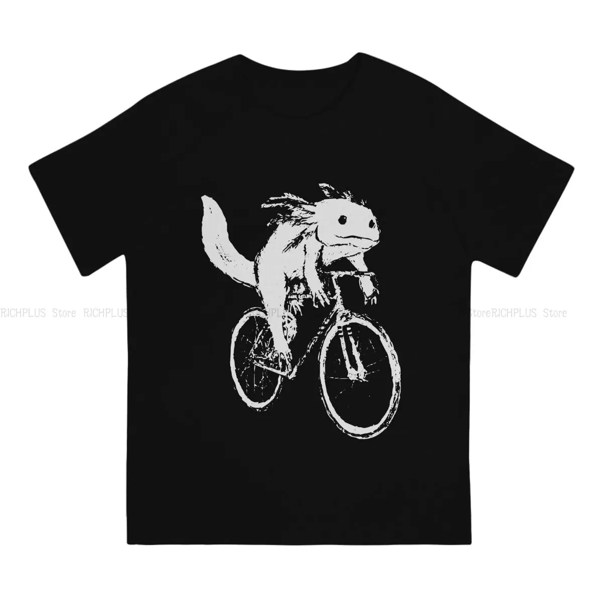 Cycling TShirt For Men Axolotl Lover Clothing Style Polyester T Shirt Comfortable