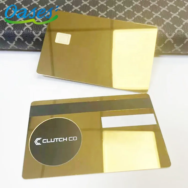 Customized query Luxury Mirror Finish Effect Metal Business Cards Printing From Shenzhen China