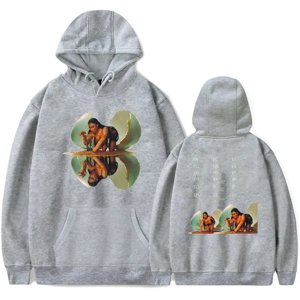 Megan Thee Stallion Sudadera con capucha Nuevo álbum Merch para hombres y mujeres Sudadera de manga larga