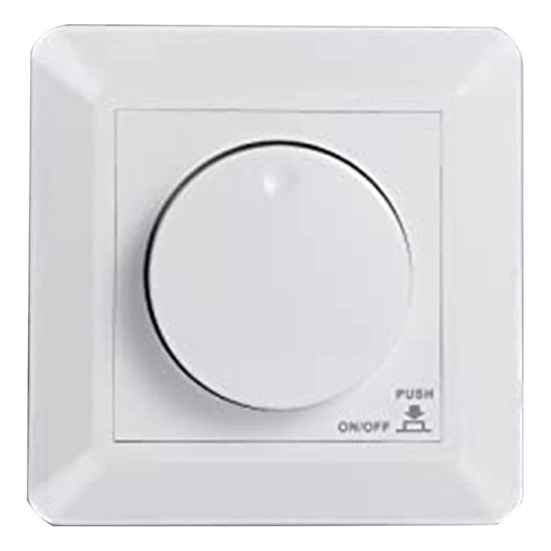 

3X LED Dimmer Switch, Flush-Mounted Dimmer For Dimmable LED And Halogen, 5-300 W Dimmer Switch LED, Phase Control Dimmer