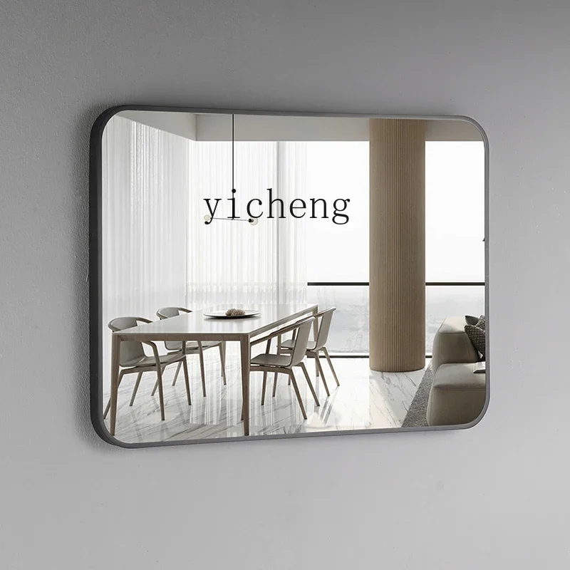 

Bathroom Mirror Makeup Mirror Wall Self-Adhesive Punch-Free Toilet Sink Wall-Mounted Dressing Mirror
