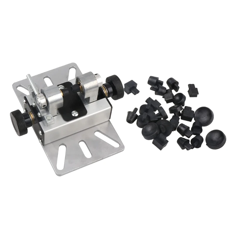 Multifunctional Pearls Stone Drilling Machine Aluminum Alloy Driller Jewelry Making Equipment Beading Polishing Tool