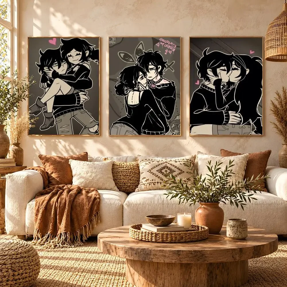 Adventure game T-The Coffin of Andy L-Leyley Poster HD Home Wall Stickers House hallway Living Room Bedroom Bar Office Decor Art