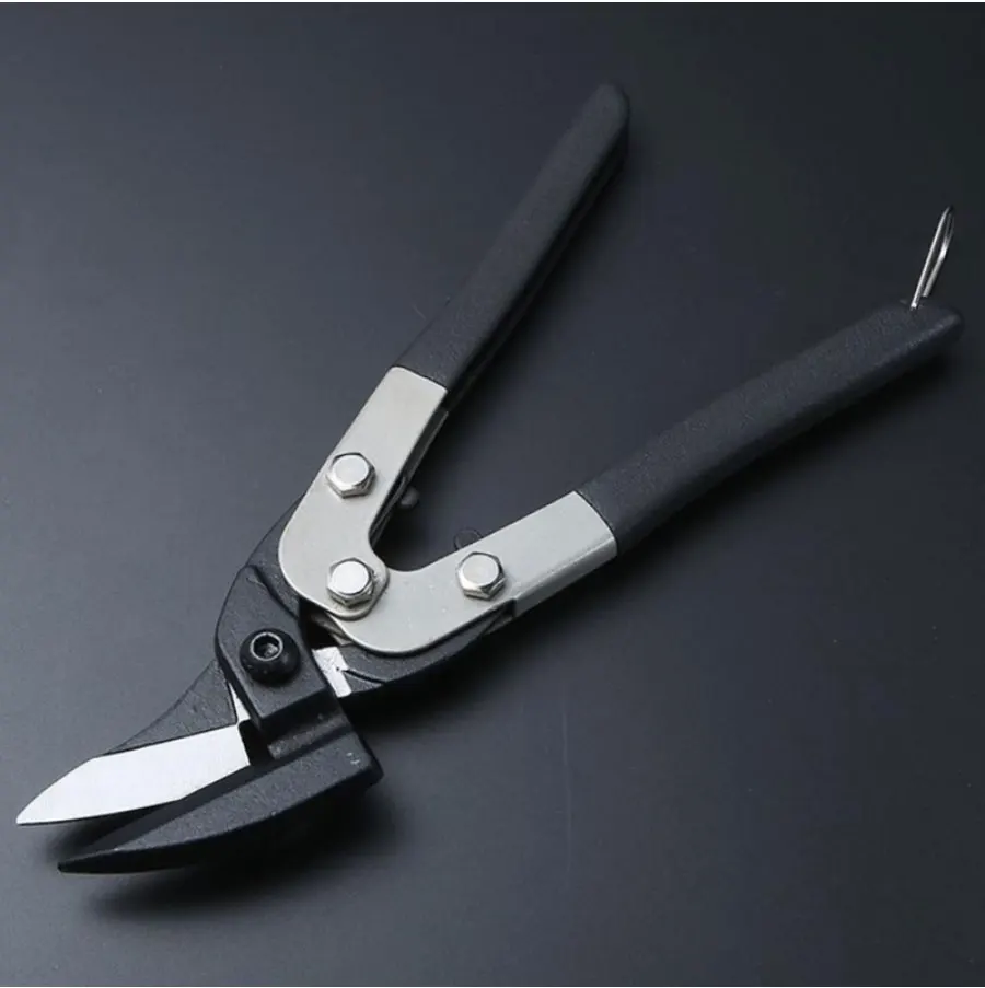 Tin Shears Stainless Snips Industrial Cutting Tool Iron Anti-skid Scissors Steel Garden Tools