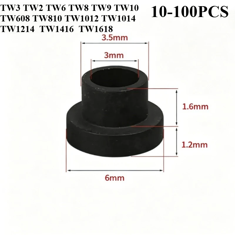 Nylon Transistor Gasket T-Type Insulating TW3 TW6 WasherPlastic Stepped Spacer Screw Sleeve Bushing Arandelas De Plastico Joint
