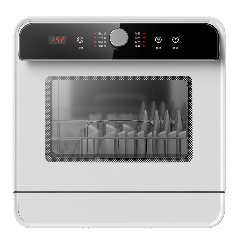 

Tabletop dishwasher machine automatic stainless steel countertop portable smart mini dishwashers for home