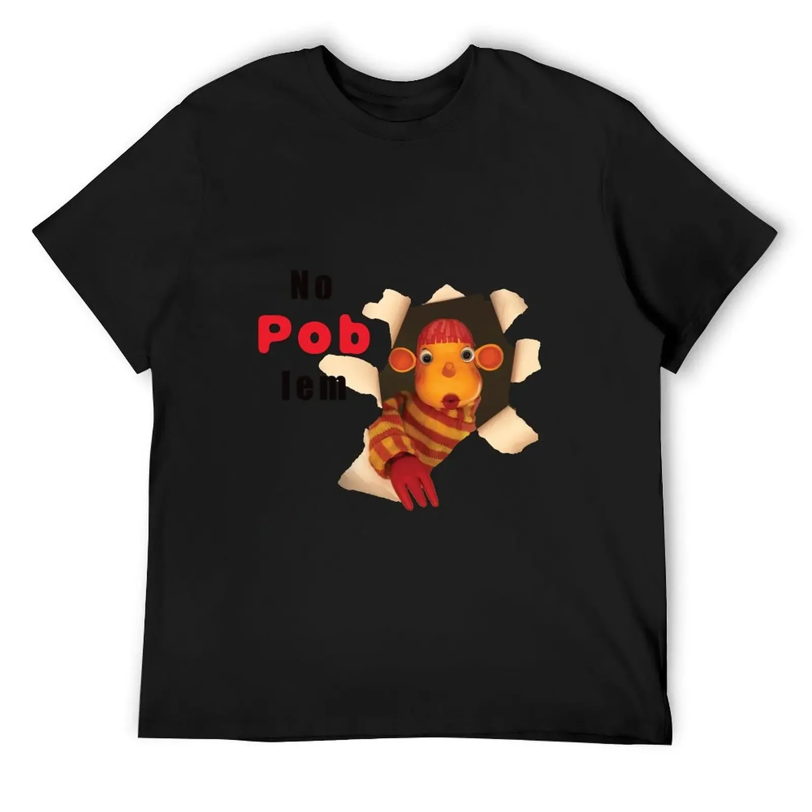 

No Poblem T-Shirt anime tshirt vintage summer tops cute clothes mens graphic t-shirts