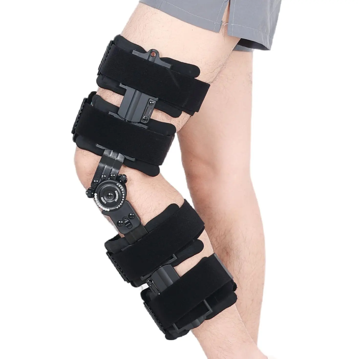 

Hinged Knee Brace Orthopedic Medical Support for Relief Knee Pain, Post Op Knee Immobilizer for ACL, MCL, PCL Injure Protection