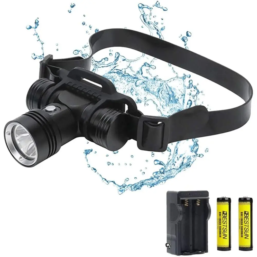 

Rechargeable Swimming Light Super Bright, Waterproof 100m for Divers and Underwater Sports