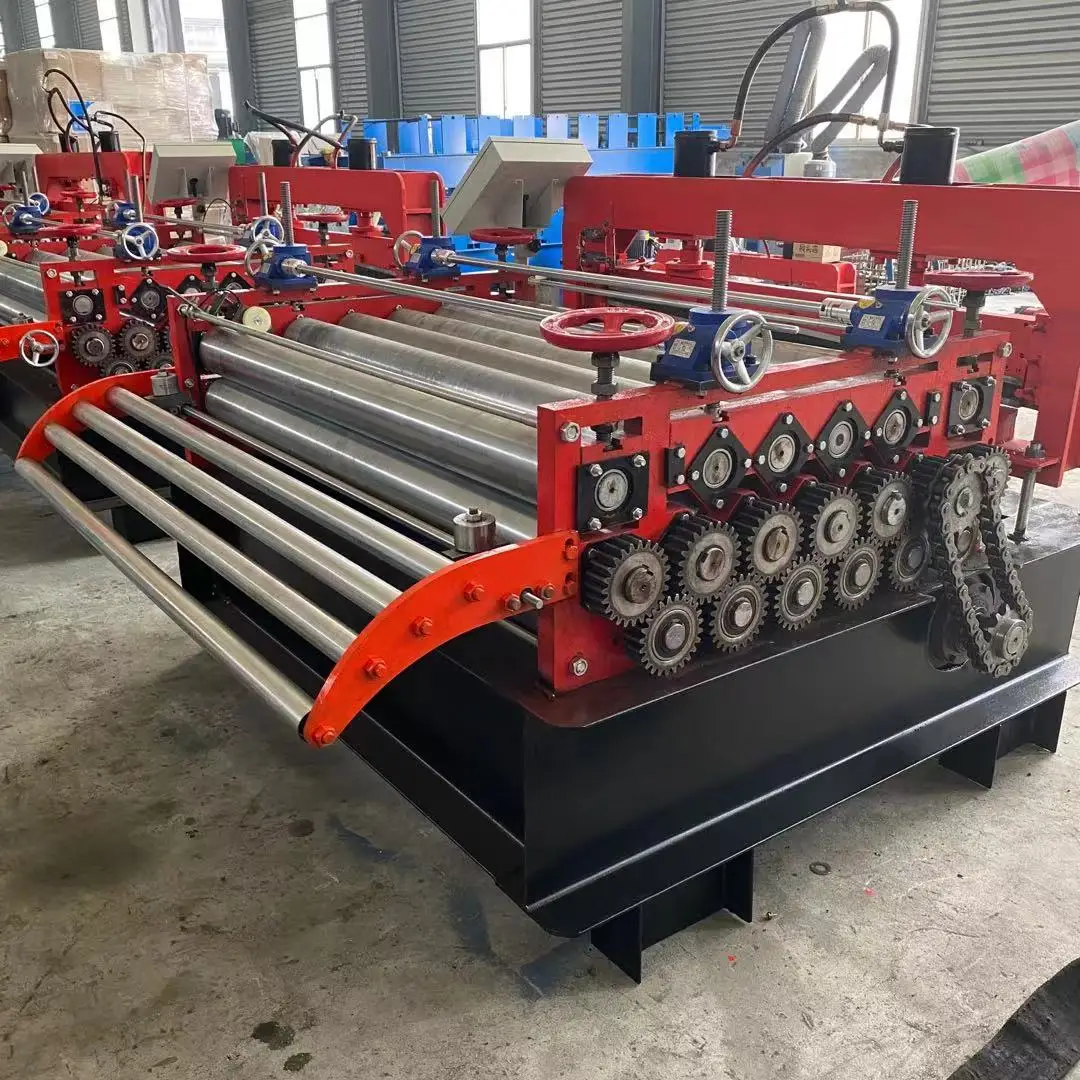 Factory Straightener Metal Sheet Four-high Roller Layers Flattening Plate Leveling Machine