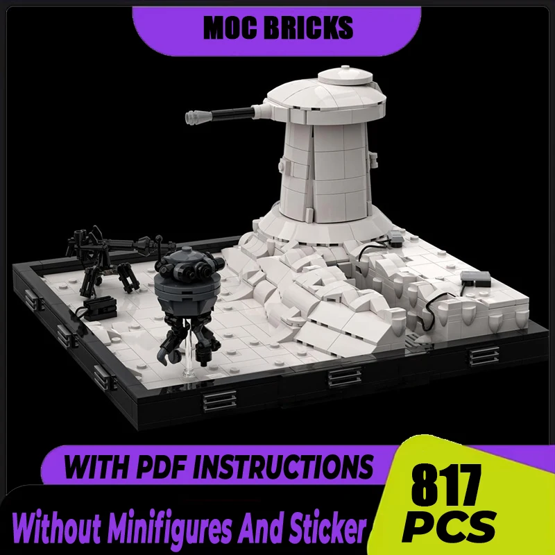 Star ภาพยนตร์รุ่น Moc อาคารอิฐ Battle of Turrets คอลเลกชันเทคโนโลยี Modular Blocks ของขวัญของเล่นคริสต์มาส DIY Assembly