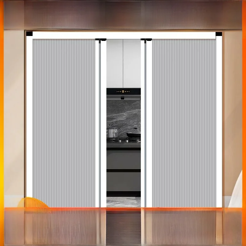 

Invisible Honeycomb Folding Sliding Door Simple Kitchen Batoom Partition Door No Drilling Required Easy to Install
