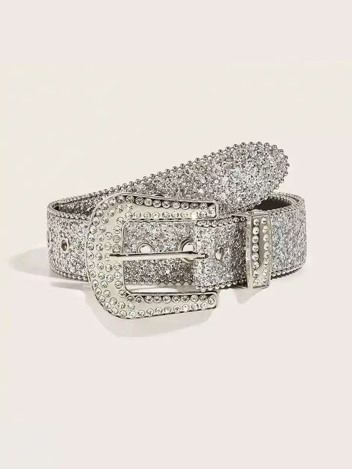 Punk Y2K Rhinestone Belt for Women