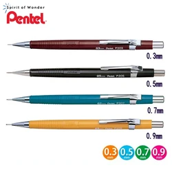 1pcs Japan Pentel Drawing Mechanical Pencil P200 Series Activity Pencil 0.3/0.5/0.7/0.9mm Kawaii School Office Stationery