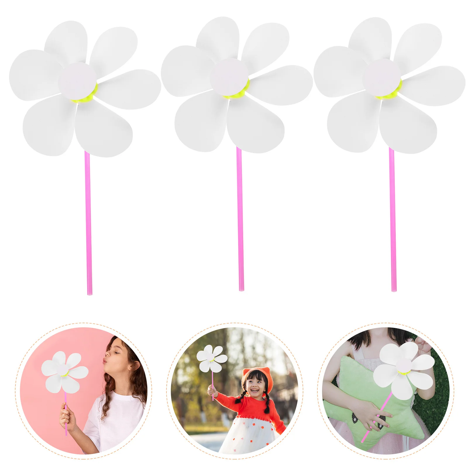 10개 DIY 그래피티 바람개비 어린이 미완성 빈 종이 바람개비 그림 그리기 예술 공예 야외 놀이 파티 선물 유치원용