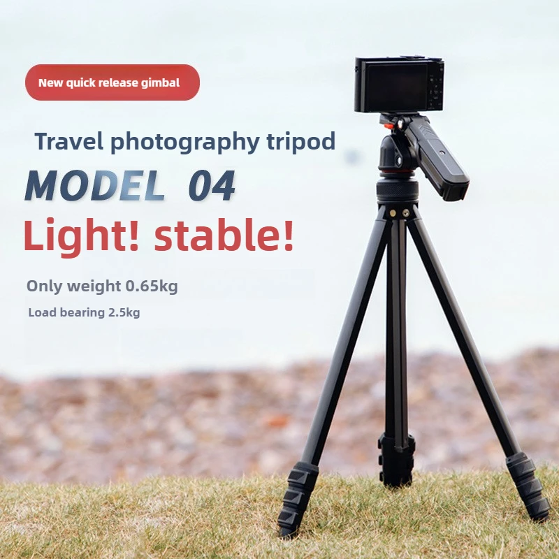 

Lightweight Portable Tripod for DSLR Camera Mobile Photography Live Streaming Selfie Stand
