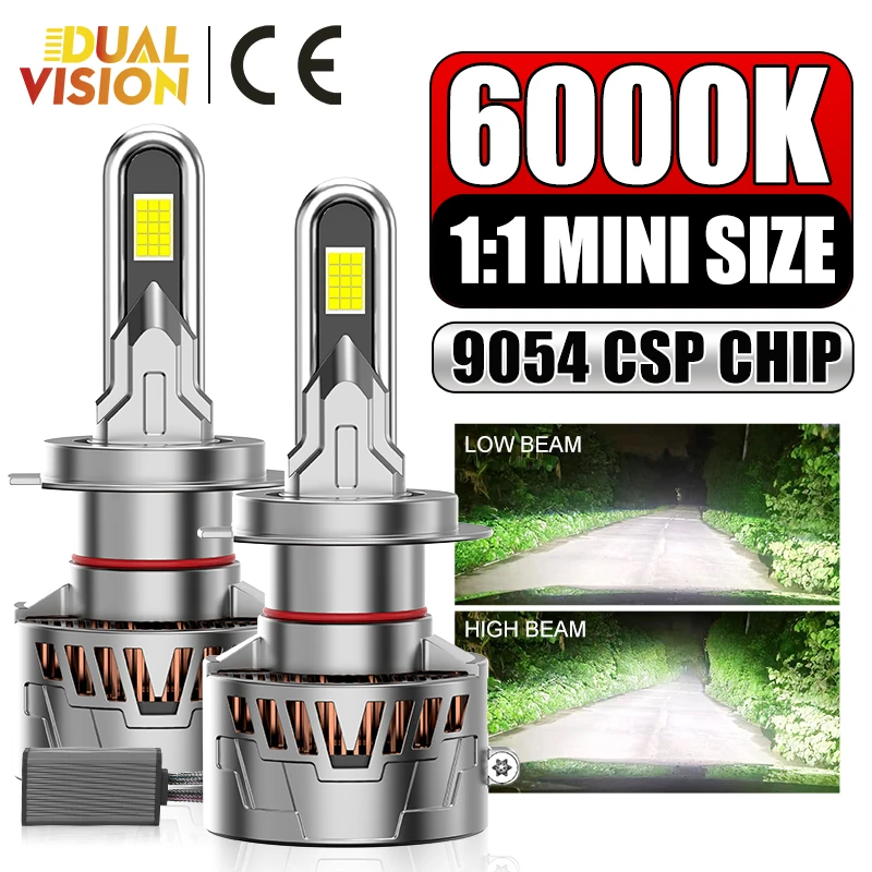 

H7 LED H11 H4 Hi/Lo H1 H27 880 881 H8 HB3 HB4 HIR2 9005 9006 9012 HIR2 Автомобильная фара 6000K 30PC CSP Автоматическая противотуманная фара 12 В Турбовентилятор