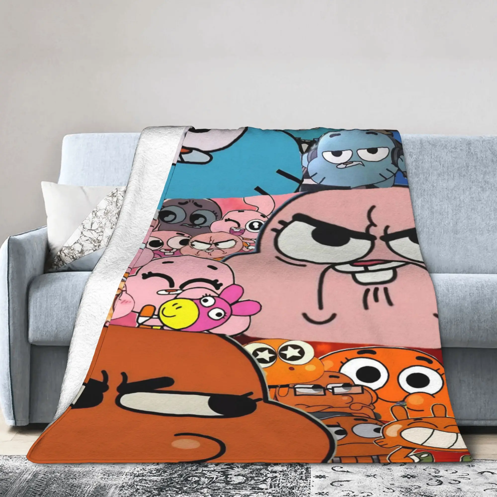 Anaise Gumballs Darwins Blanket Fleece Amazings Gumballs Lightweight Throw Blankets for Bedding Couch Bed Rug