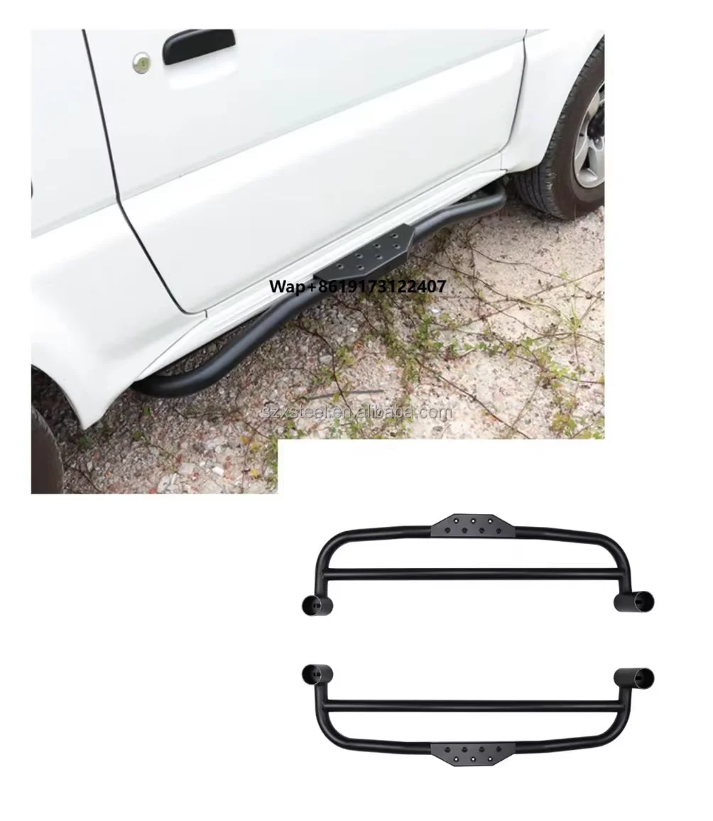 

Premium Quality: for JIMNYS 2019-2024 Off-Road Black Steel Pedal Set