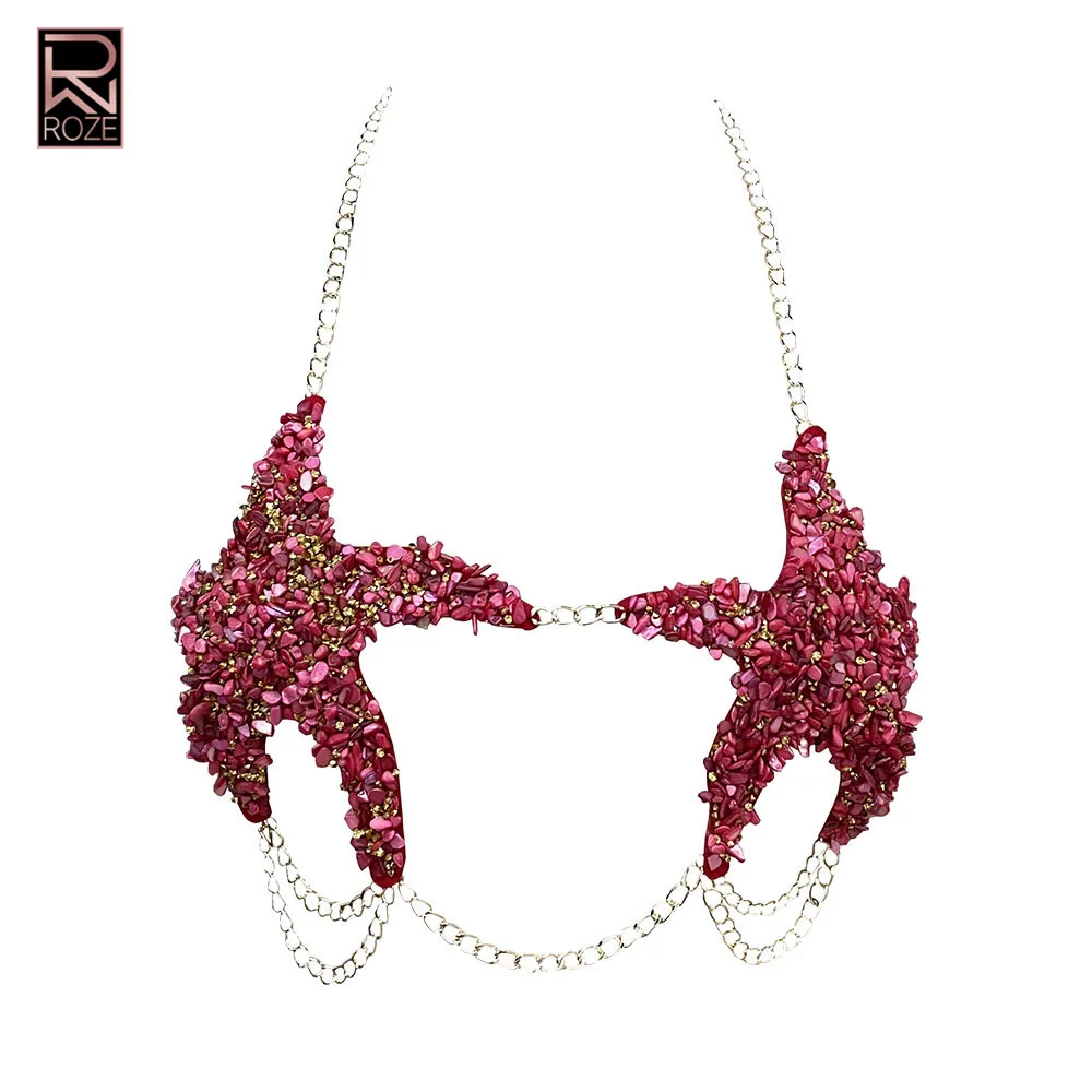 

Топ-бандо ручной работы с асимметричным дизайном в виде звезды, хит продаж, топ с открытой спиной и завязками на шее для фестивалей и вечеринок