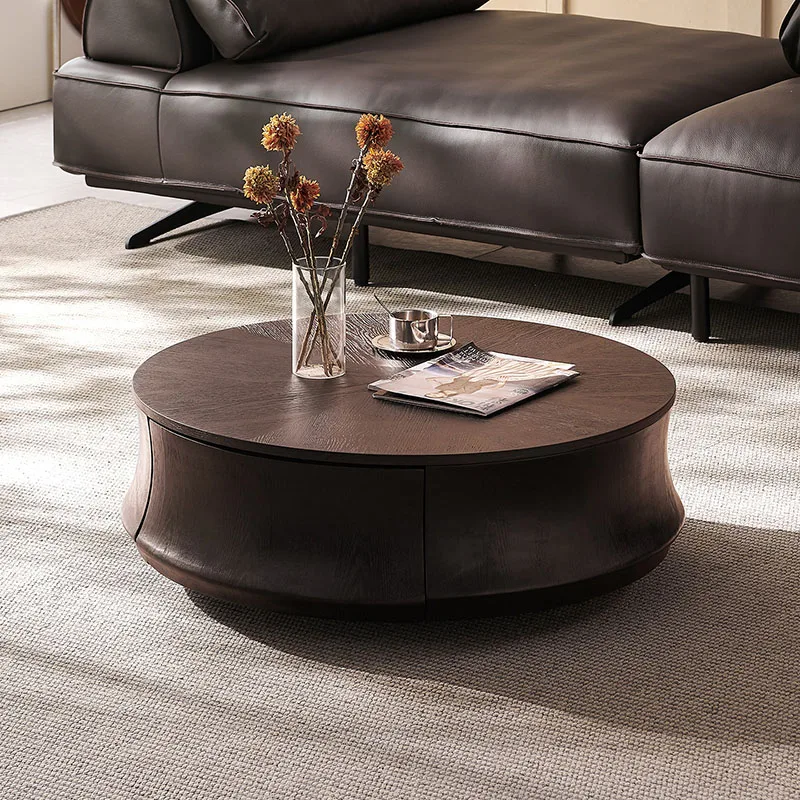 Decoration Modern Coffee Table Nordic Clear Aesthetic Simple Round Side Table Unique Space Saving Mesa Auxiliar Home Furniture