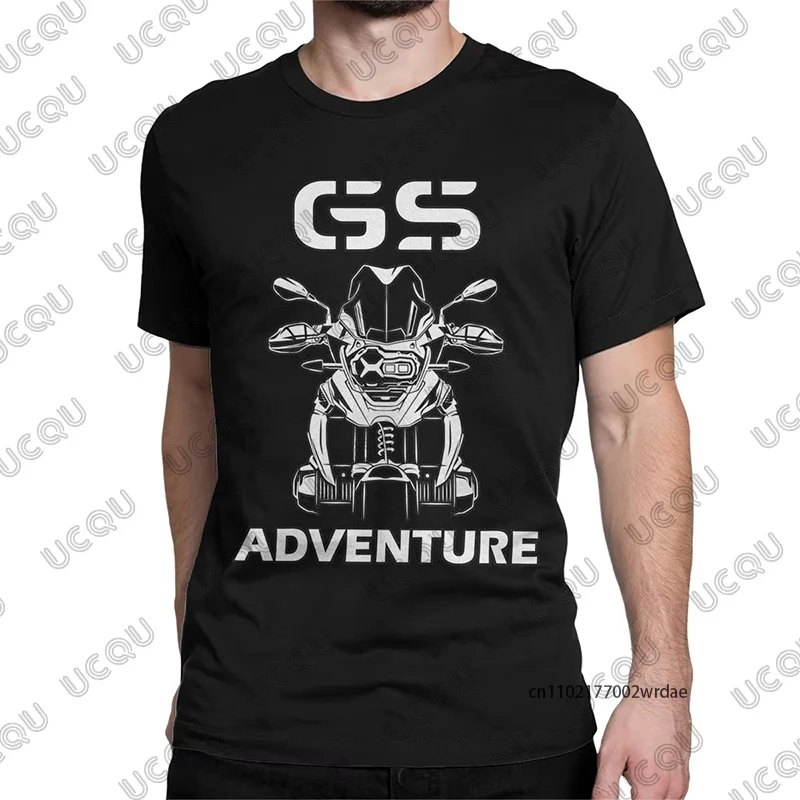 

Summer New GS Adventure Motorbike 1250 Motorcycle Graphic Print Men’s Cotton T-shirt Short Sleeve O-neck Tees Casual Unisex Tops
