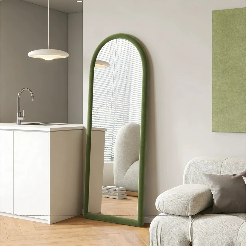 Nordic Floor Mirror Modern Decoration Girls Luxury Long Living Room Full Body Mirror Aesthetic Makeup Spiegel Wand Spiegel Wand