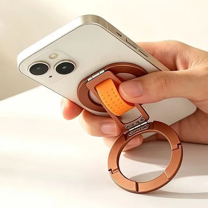 Doppelseitiger magnetischer Handyhalter Magsafe, faltbarer, tragbarer, rutschfester Silikonständer für iPhone 17 16 15 Pro Max Samsung Xiaomi – Detail 6