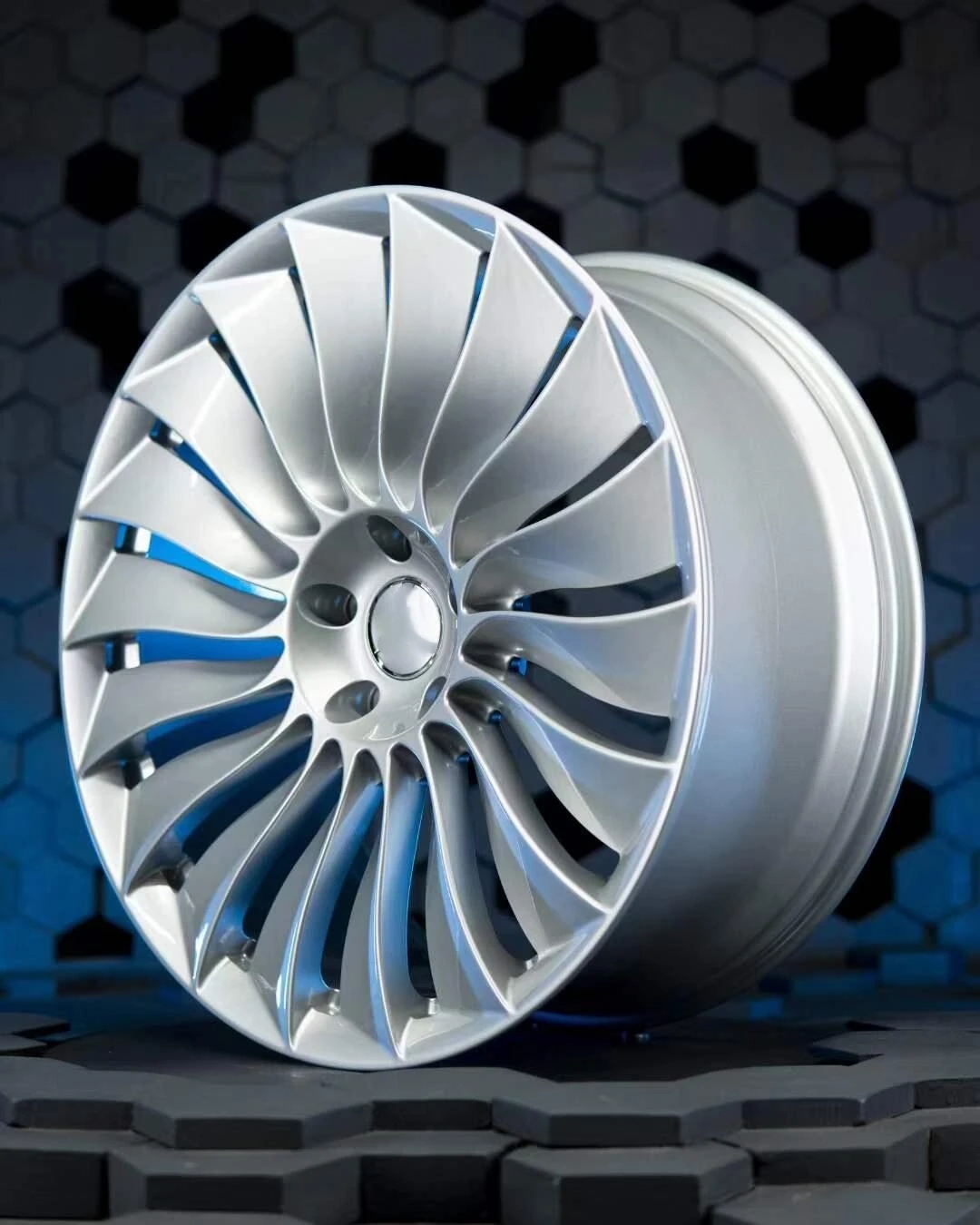 18-24 Inch Multi-spoke Heavy Duty Alloy Wheels, 6x139.7 5x127 PCD Durable Rims for SUV And Luxury Vehicle Daily Use