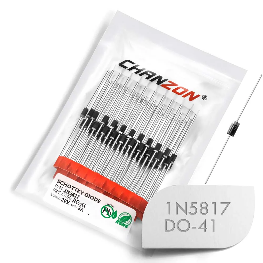 100 Pcs 1N5817 Scho… - image