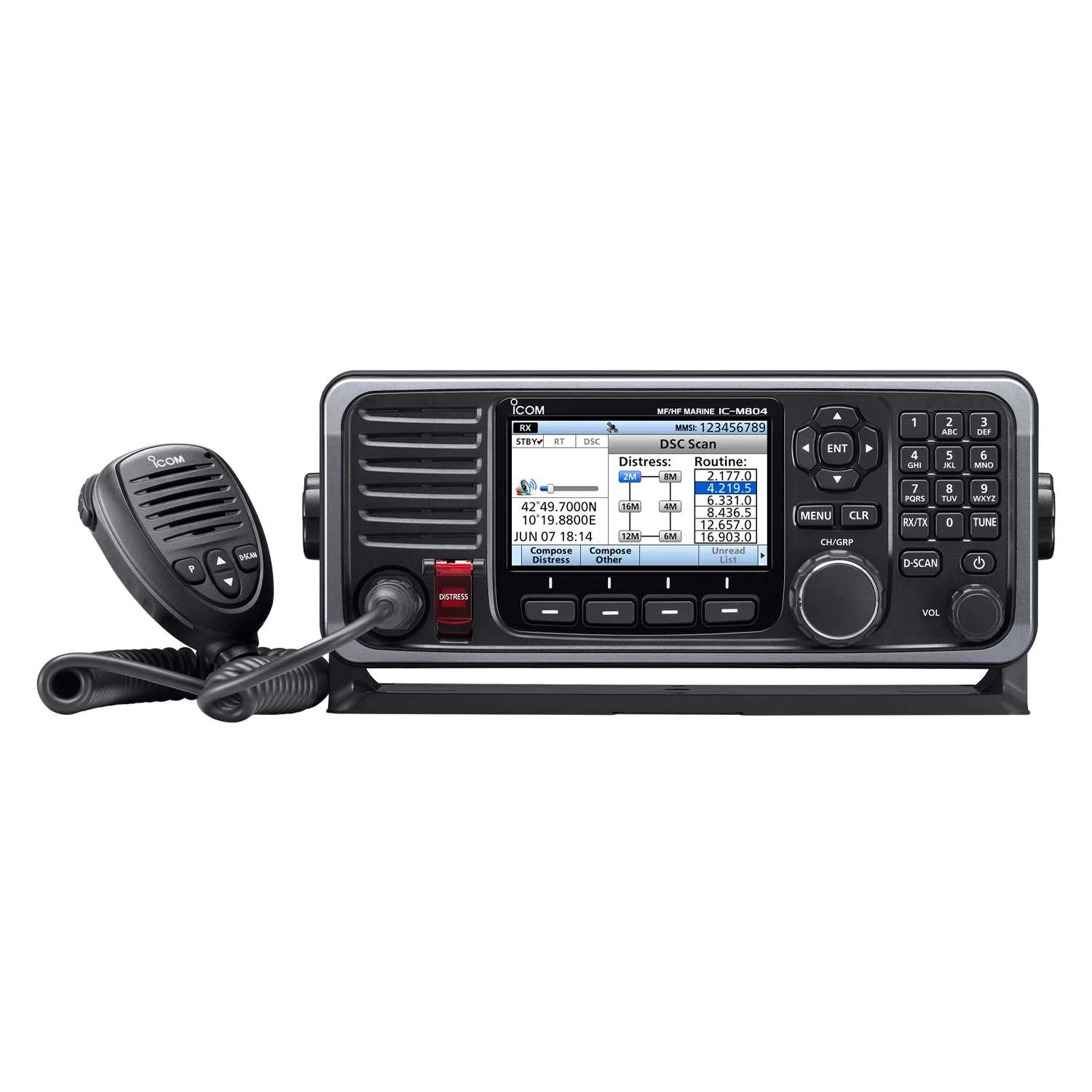 ICOM M804 MF/HF MARINE TRANSECEIVER Дальние связи Beyond the Horizon