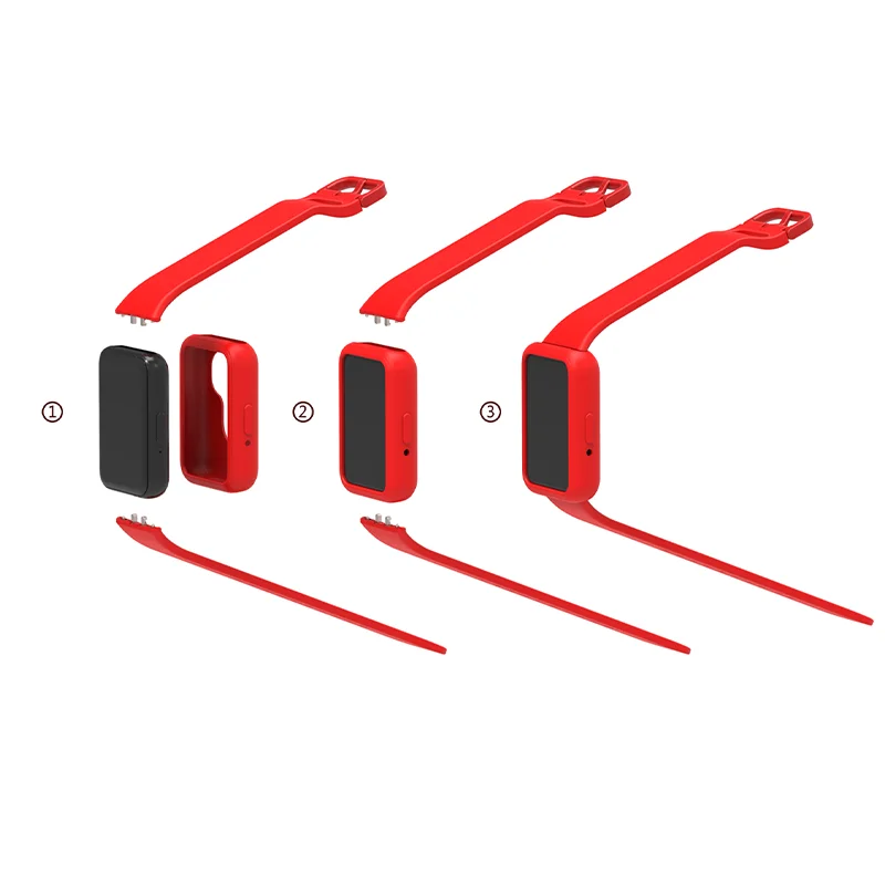 Silicone Strap For Samsung Galaxy Fit 3 Fit3 SM-R390 Bracelet Wrist Band +  Protective Case