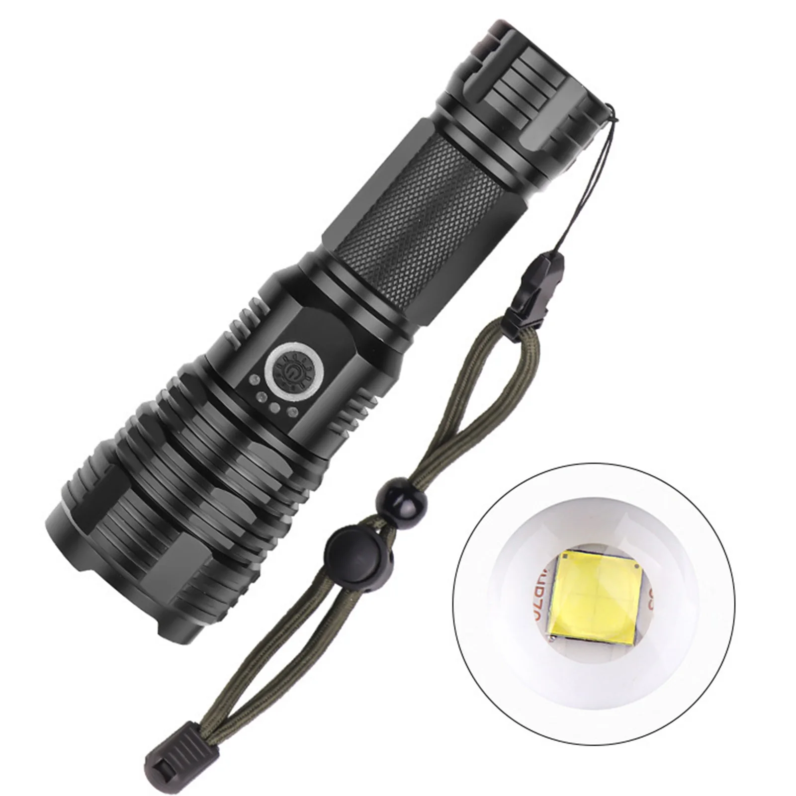 Super Bright Compact Flashlights with Durable Aluminum Alloy Material for Fishing Camping Hiking THJ99