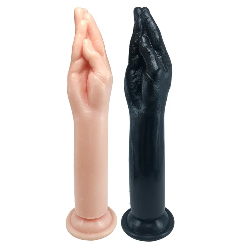 Super Huge Simulation Fist Dildo Anal Plug Hand Touch G-spot Penis Vaginal and Anus Masturbation Suction Cup Sex Toys for Unisex