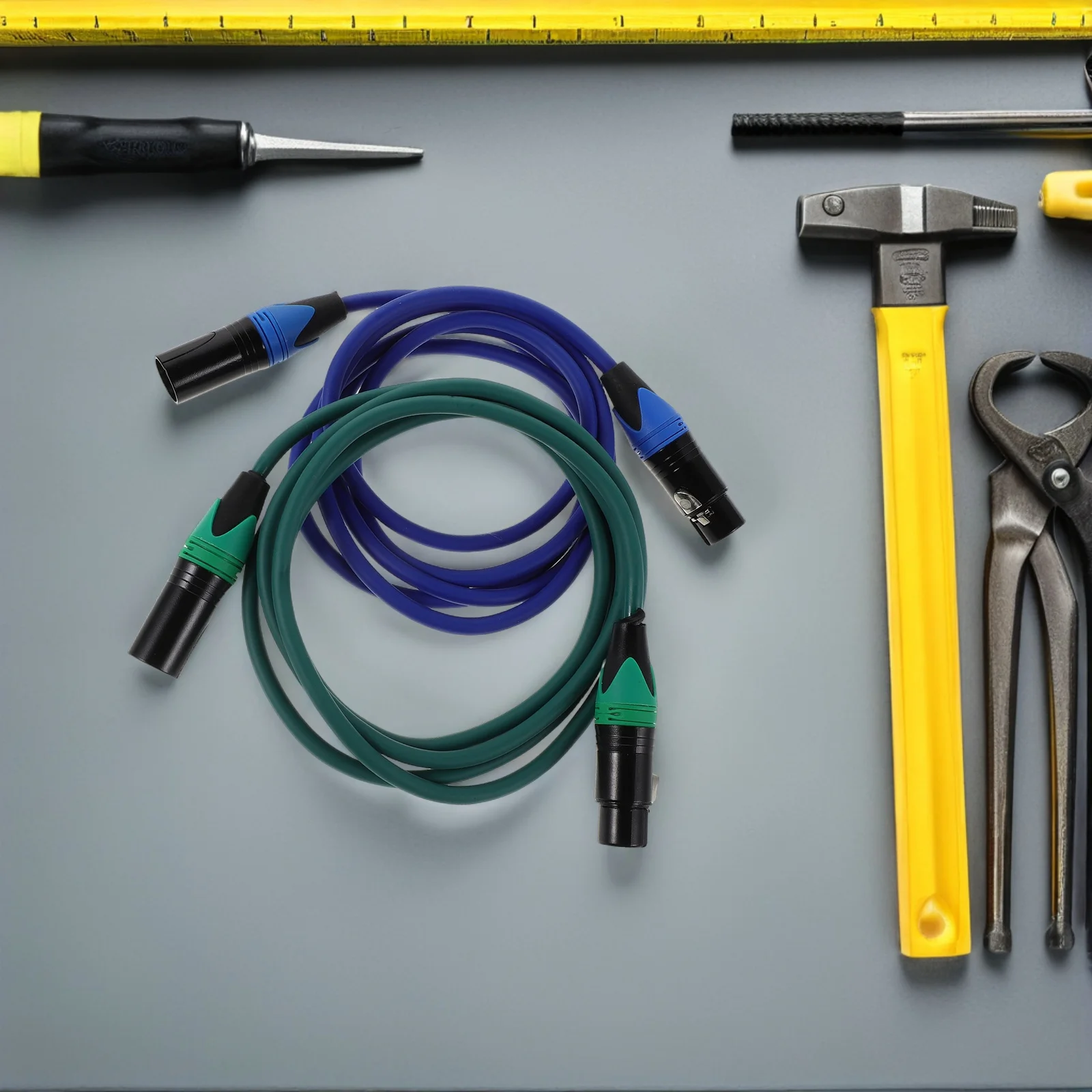 

2pcs 1.8M Xlr Microphone Male To Female Balanced Recording Cord For Live Events Home Studio Digital Audio Audio