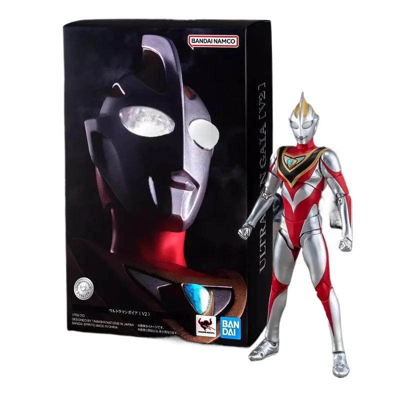 Bandai SHF Ultraman Gaia V2 GAIA Takayama Gamu Collection Ornament Children's Day Gifts Action Figure Model Toys