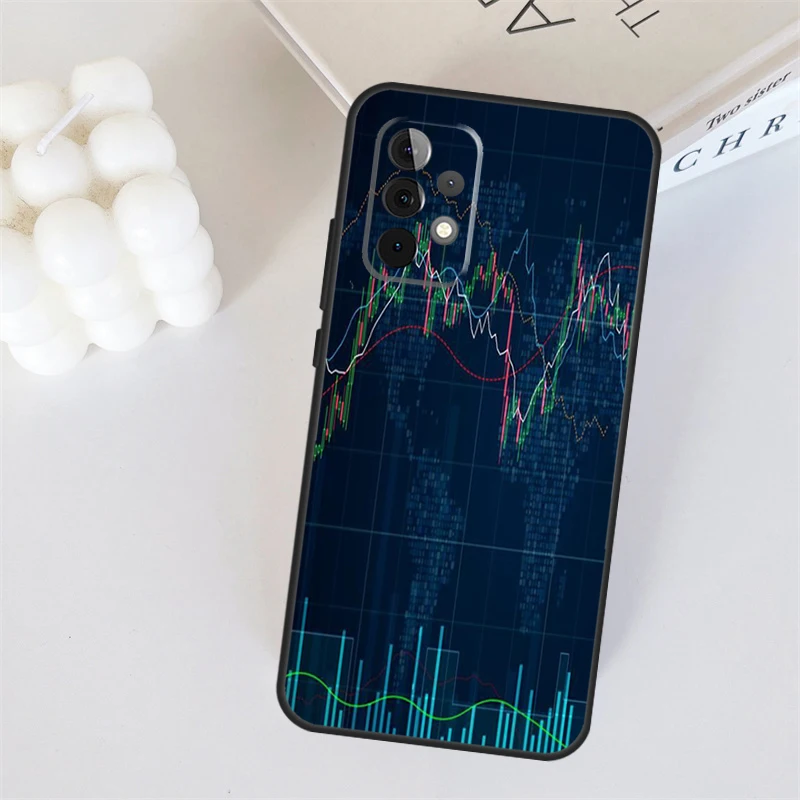 Day Trading Day Trader Cover Case For Samsung Galaxy A34 A12 A13 A14 A24 A54 A53 A33 A23 A52 A32 A22 A71 A51 Funda