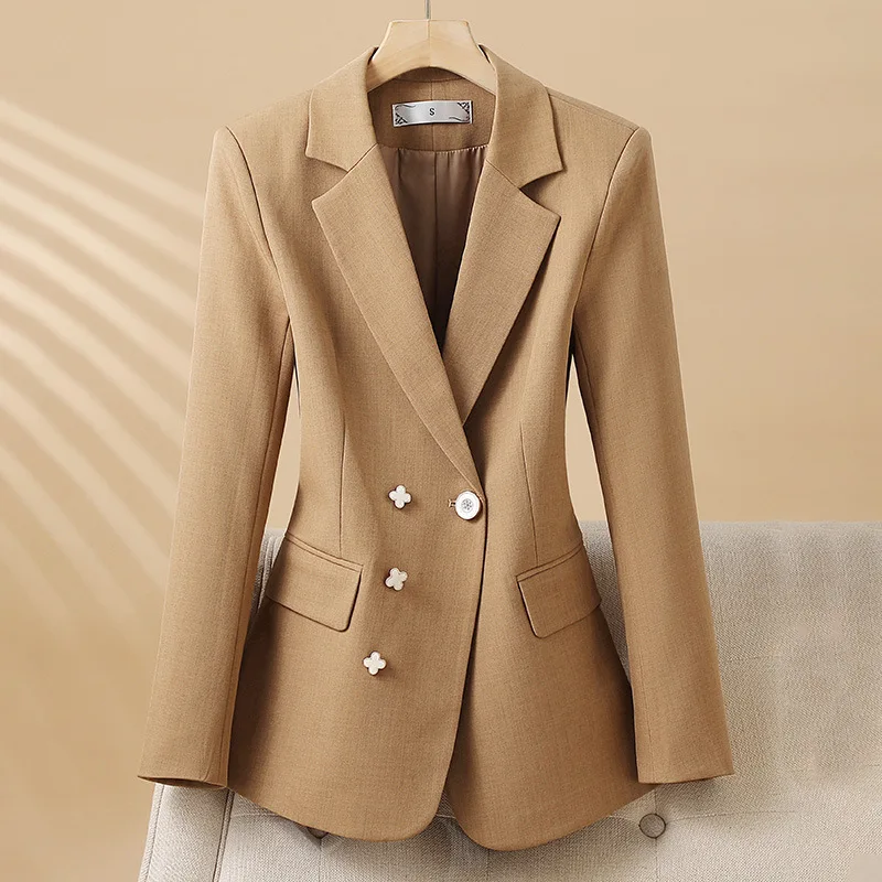Nouveau costume de mode élégant décontracté femmes à manches longues Blazer professionnel veste formelle Workwear8883