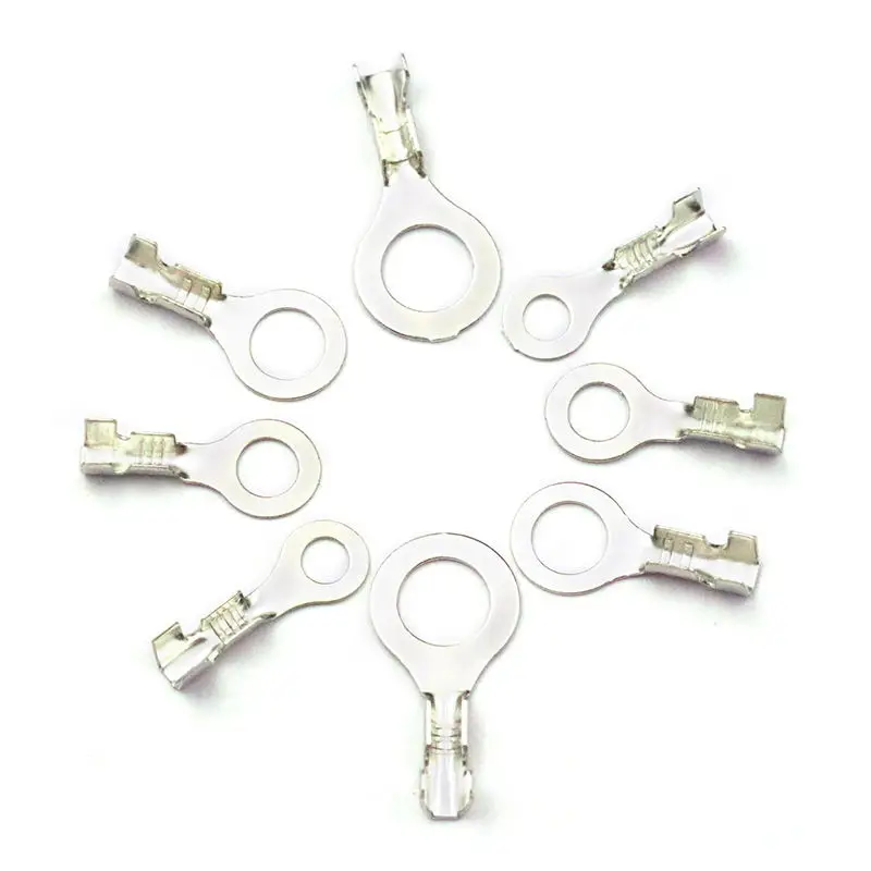 10PCS DJ431 3.2/4.2/5.2/6.2/8.2 Wire End Lug Terminal Copper Press Circular Splice Crimp Cable Conne