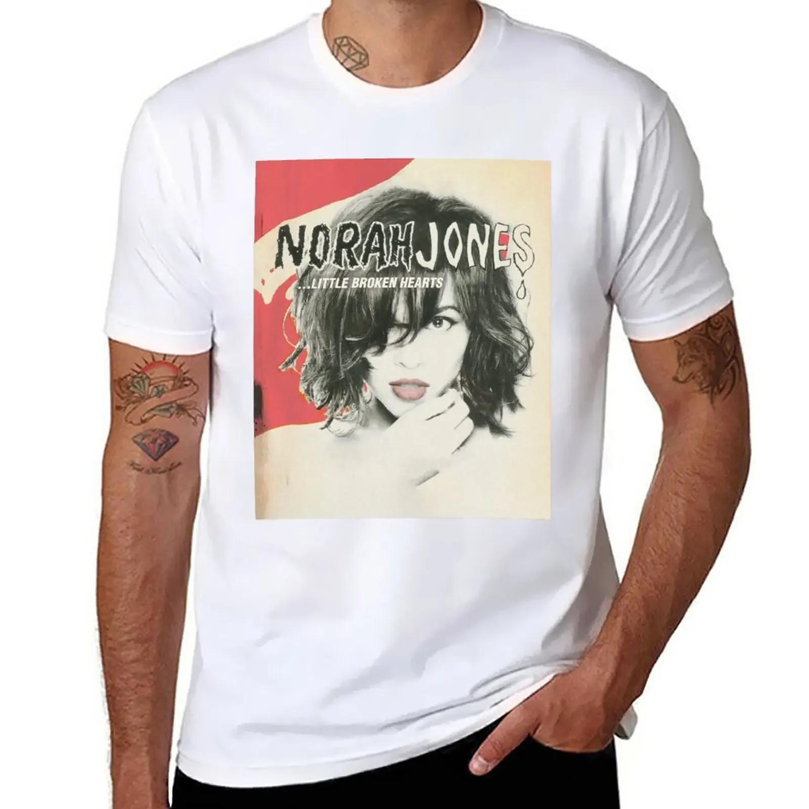 New NORAH JONES - LITTLE BROKEN HEARTS T-Shirt summer clothes summer tops mens big and tall t shirts