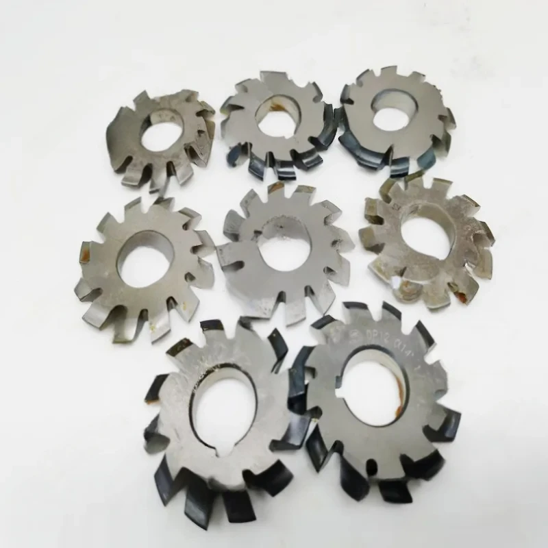 

Milling Cutter Inch 8Pcs HSS Gear Cutting Tools Pressure Angle 14.5 Degrees DP24 DP22 DP20 1-8 Set